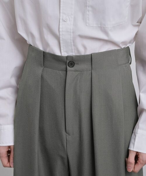 tk.TAKEO KIKUCHI / ティーケー タケオキクチ パンツ | ディープタックスラックス | 詳細19