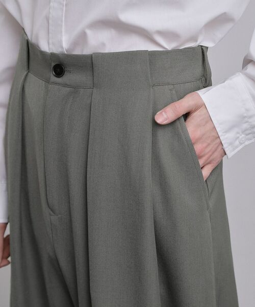 tk.TAKEO KIKUCHI / ティーケー タケオキクチ パンツ | ディープタックスラックス | 詳細20