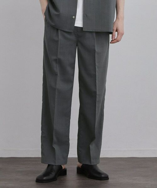 tk.TAKEO KIKUCHI / ティーケー タケオキクチ パンツ | 【UVカット／吸水速乾】AIRY DRY フルレングスパンツ（チャコールグレー(014)）