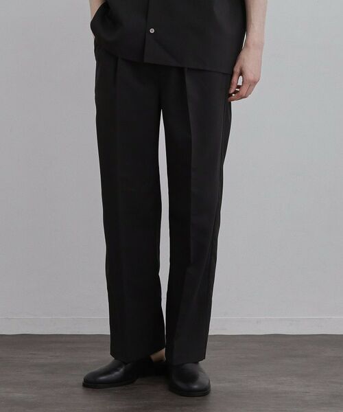 tk.TAKEO KIKUCHI / ティーケー タケオキクチ パンツ | 【UVカット／吸水速乾】AIRY DRY フルレングスパンツ（ブラック(019)）