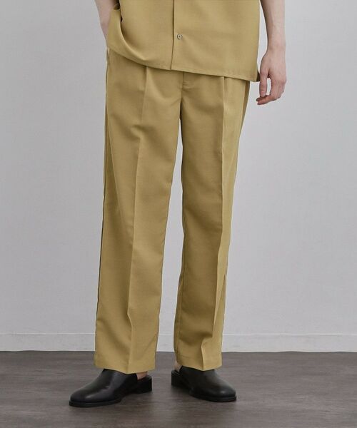 tk.TAKEO KIKUCHI / ティーケー タケオキクチ パンツ | 【UVカット／吸水速乾】AIRY DRY フルレングスパンツ（ベージュ(052)）