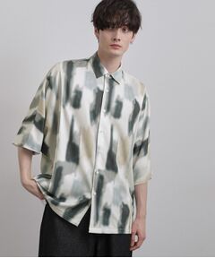 tk.TAKEO KIKUCHI / ティーケー タケオキクチ シャツ・ブラウス | アブストラクトドルマンシャツ