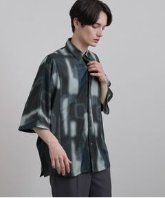 tk.TAKEO KIKUCHI / ティーケー タケオキクチ シャツ・ブラウス | アブストラクトドルマンシャツ