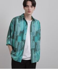 tk.TAKEO KIKUCHI / ティーケー タケオキクチ シャツ・ブラウス | アブストラクトドルマンシャツ
