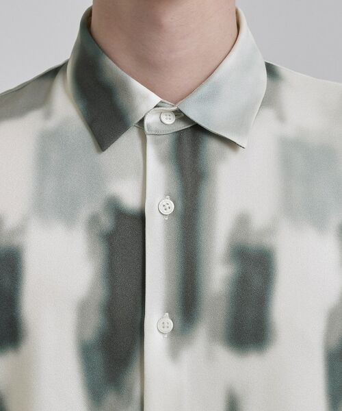 tk.TAKEO KIKUCHI / ティーケー タケオキクチ シャツ・ブラウス | アブストラクトドルマンシャツ | 詳細17