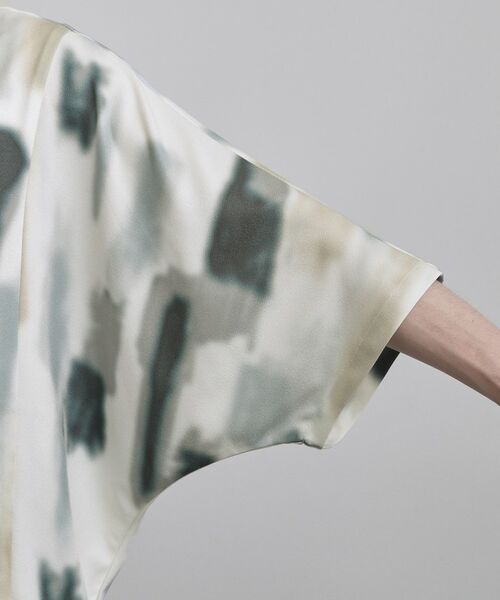 tk.TAKEO KIKUCHI / ティーケー タケオキクチ シャツ・ブラウス | アブストラクトドルマンシャツ | 詳細18