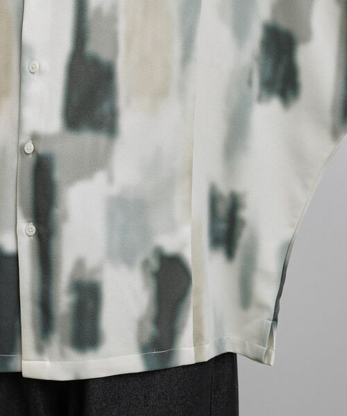 tk.TAKEO KIKUCHI / ティーケー タケオキクチ シャツ・ブラウス | アブストラクトドルマンシャツ | 詳細28
