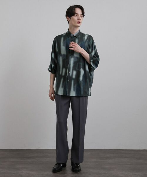 tk.TAKEO KIKUCHI / ティーケー タケオキクチ シャツ・ブラウス | アブストラクトドルマンシャツ | 詳細8