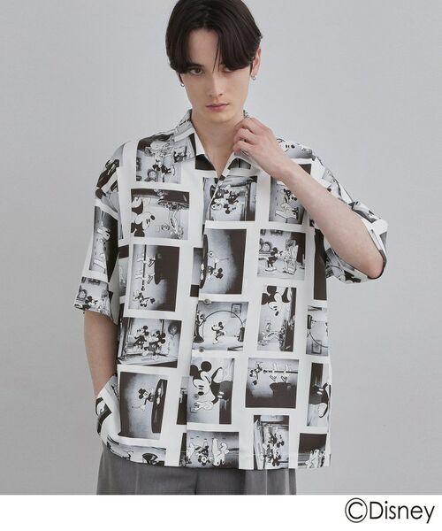 tk.TAKEO KIKUCHI / ティーケー タケオキクチ シャツ・ブラウス | Disney capsule collection 総柄シャツ（ホワイト(001)）