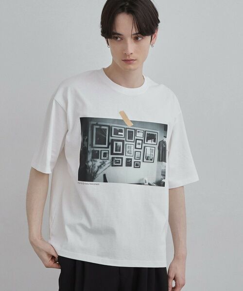 tk.TAKEO KIKUCHI / ティーケー タケオキクチ Tシャツ | フォトTシャツ（ホワイト(101)）