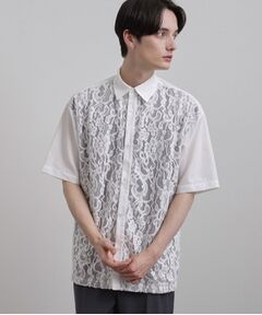 tk.TAKEO KIKUCHI / ティーケー タケオキクチ シャツ・ブラウス | 半袖レースシャツ