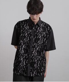 tk.TAKEO KIKUCHI / ティーケー タケオキクチ シャツ・ブラウス | 半袖レースシャツ