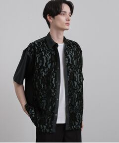 tk.TAKEO KIKUCHI / ティーケー タケオキクチ シャツ・ブラウス | 半袖レースシャツ