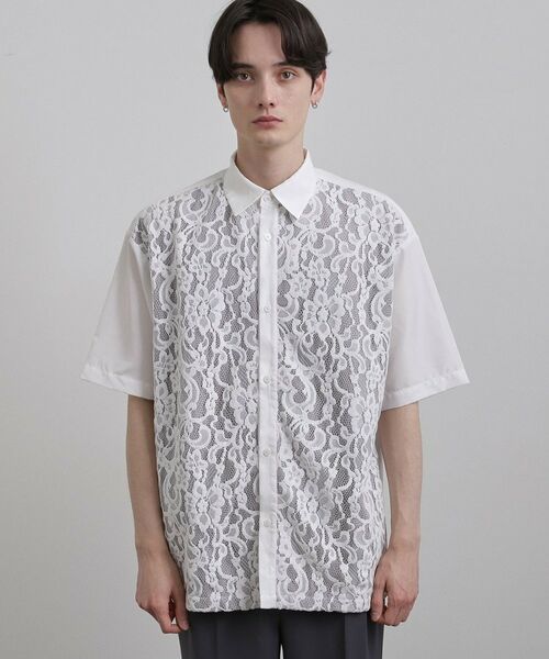 tk.TAKEO KIKUCHI / ティーケー タケオキクチ シャツ・ブラウス | 半袖レースシャツ | 詳細13