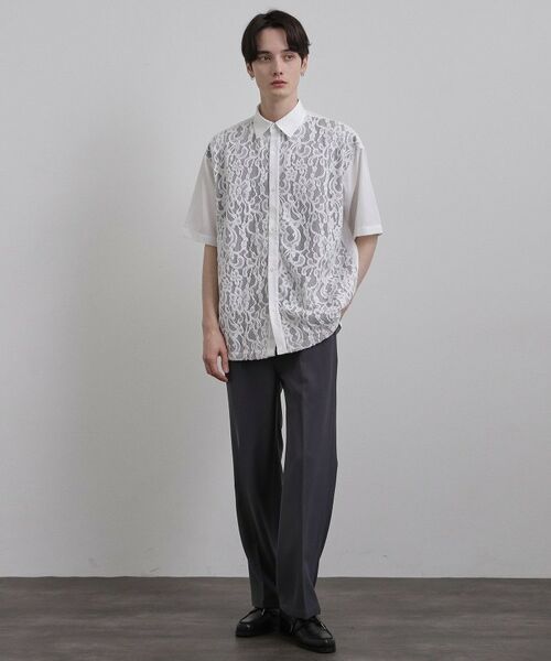 tk.TAKEO KIKUCHI / ティーケー タケオキクチ シャツ・ブラウス | 半袖レースシャツ | 詳細2