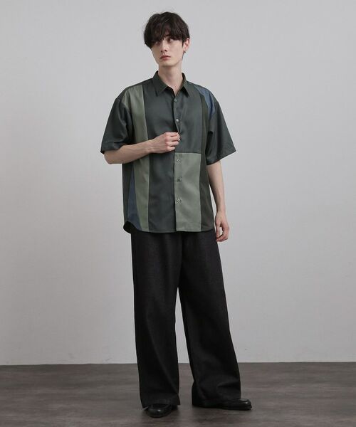 tk.TAKEO KIKUCHI / ティーケー タケオキクチ シャツ・ブラウス | ダイヤゴナル半袖シャツ | 詳細10