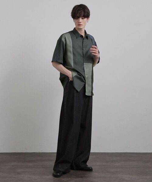 tk.TAKEO KIKUCHI / ティーケー タケオキクチ シャツ・ブラウス | ダイヤゴナル半袖シャツ | 詳細11