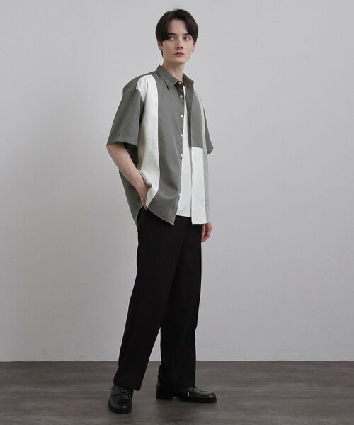 tk.TAKEO KIKUCHI / ティーケー タケオキクチ シャツ・ブラウス | ダイヤゴナル半袖シャツ | 詳細3