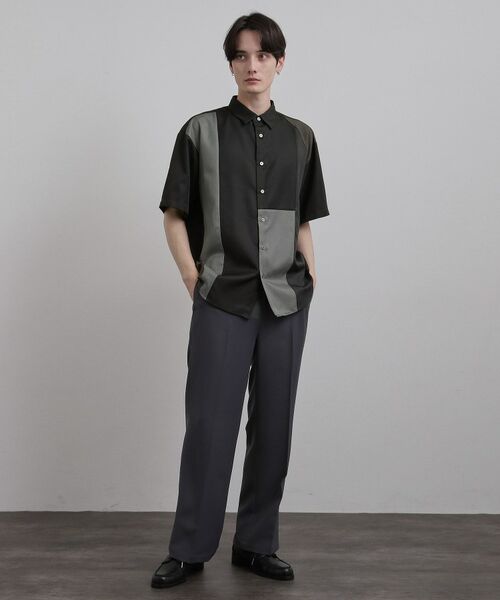 tk.TAKEO KIKUCHI / ティーケー タケオキクチ シャツ・ブラウス | ダイヤゴナル半袖シャツ | 詳細7