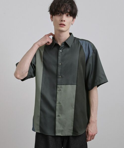 tk.TAKEO KIKUCHI / ティーケー タケオキクチ シャツ・ブラウス | ダイヤゴナル半袖シャツ | 詳細9