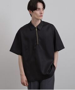 tk.TAKEO KIKUCHI / ティーケー タケオキクチ シャツ・ブラウス | 配色ハーフジップシャツ