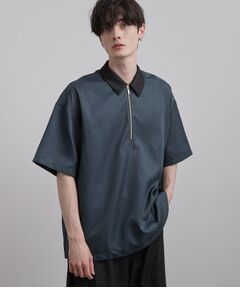 tk.TAKEO KIKUCHI / ティーケー タケオキクチ シャツ・ブラウス | 配色ハーフジップシャツ