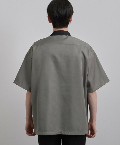 tk.TAKEO KIKUCHI / ティーケー タケオキクチ シャツ・ブラウス | 配色ハーフジップシャツ | 詳細15