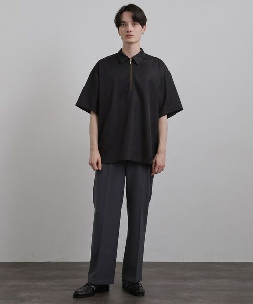 tk.TAKEO KIKUCHI / ティーケー タケオキクチ シャツ・ブラウス | 配色ハーフジップシャツ | 詳細6