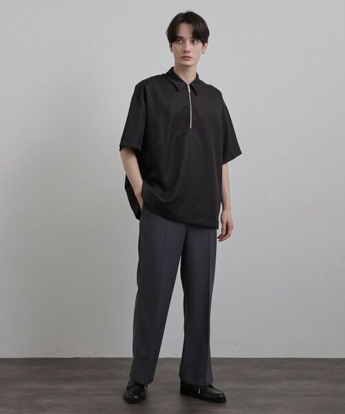 tk.TAKEO KIKUCHI / ティーケー タケオキクチ シャツ・ブラウス | 配色ハーフジップシャツ | 詳細7