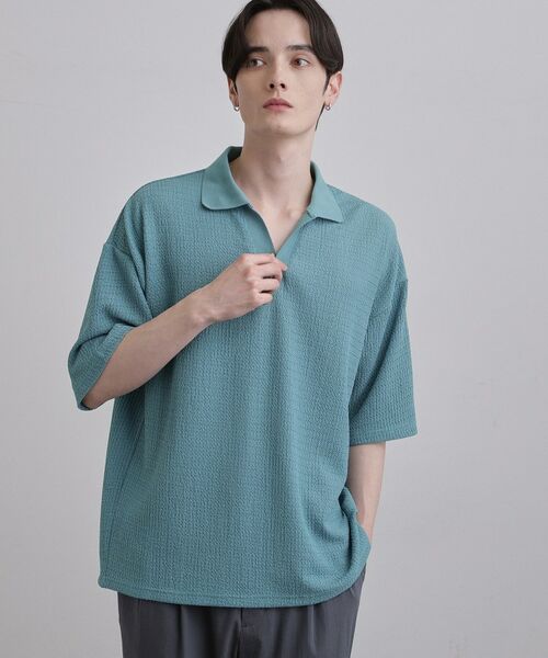 tk.TAKEO KIKUCHI / ティーケー タケオキクチ カットソー | スキッパーポロシャツ | 詳細10