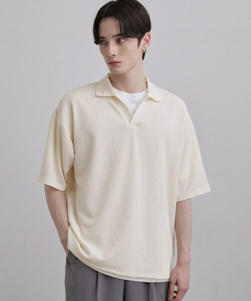 tk.TAKEO KIKUCHI / ティーケー タケオキクチ カットソー | スキッパーポロシャツ | 詳細2