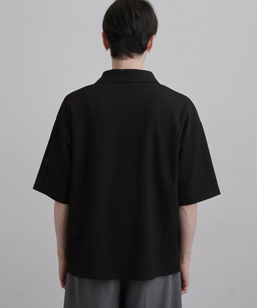 tk.TAKEO KIKUCHI / ティーケー タケオキクチ カットソー | 【ソフトタッチ】ルーズスキッパーポロシャツ/ソフト肌触り/オーバーサイズ/ルーズ/ドロップショルダー/通気性 | 詳細25