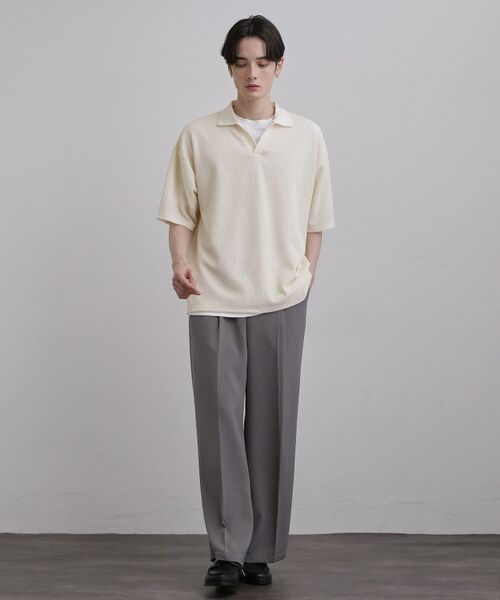 tk.TAKEO KIKUCHI / ティーケー タケオキクチ カットソー | スキッパーポロシャツ | 詳細3