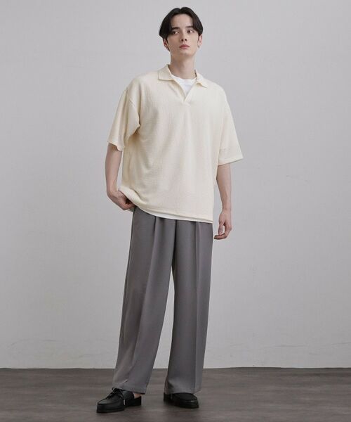 tk.TAKEO KIKUCHI / ティーケー タケオキクチ カットソー | スキッパーポロシャツ | 詳細4