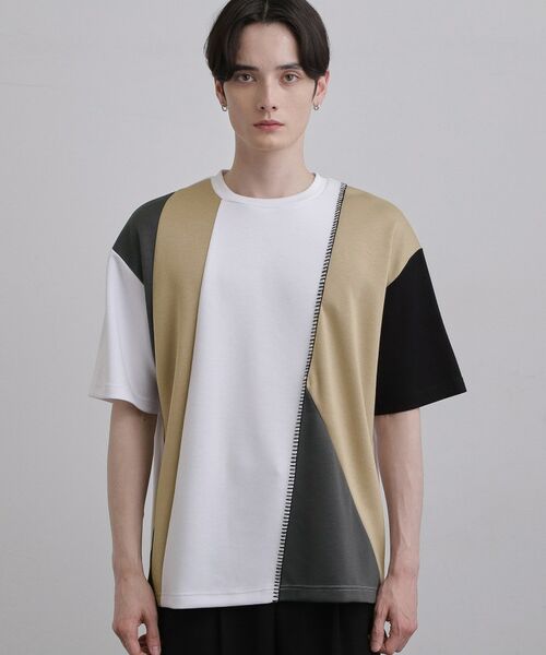 tk.TAKEO KIKUCHI / ティーケー タケオキクチ カットソー | ダイヤゴナル半袖カットソー | 詳細14