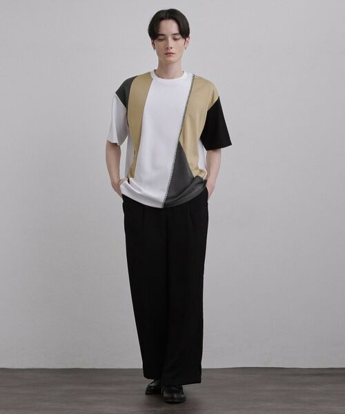 tk.TAKEO KIKUCHI / ティーケー タケオキクチ カットソー | ダイヤゴナル半袖カットソー | 詳細3