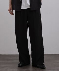 tk.TAKEO KIKUCHI / ティーケー タケオキクチ パンツ | テッククレープワイドストレートパンツ