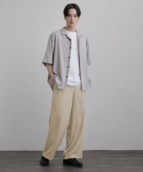 tk.TAKEO KIKUCHI / ティーケー タケオキクチ パンツ | テッククレープワイドストレートパンツ | 詳細11