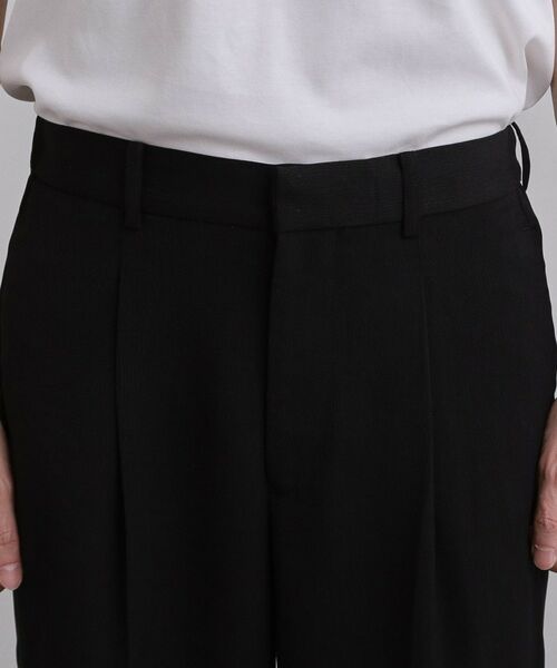 tk.TAKEO KIKUCHI / ティーケー タケオキクチ パンツ | テッククレープワイドストレートパンツ | 詳細17