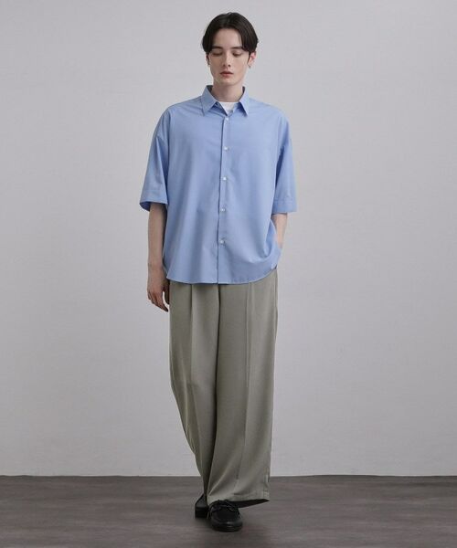 tk.TAKEO KIKUCHI / ティーケー タケオキクチ パンツ | テッククレープワイドストレートパンツ | 詳細3