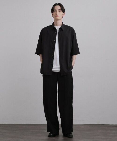 tk.TAKEO KIKUCHI / ティーケー タケオキクチ パンツ | テッククレープワイドストレートパンツ | 詳細8