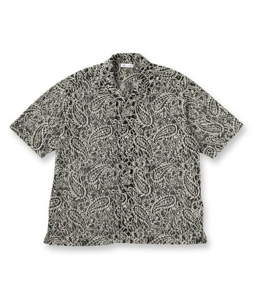 tk.TAKEO KIKUCHI / ティーケー タケオキクチ シャツ・ブラウス | モールレースシャツ | 詳細1