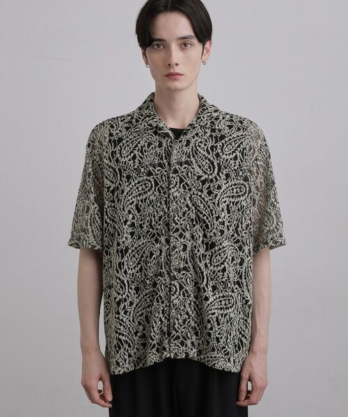 tk.TAKEO KIKUCHI / ティーケー タケオキクチ シャツ・ブラウス | モールレースシャツ | 詳細10