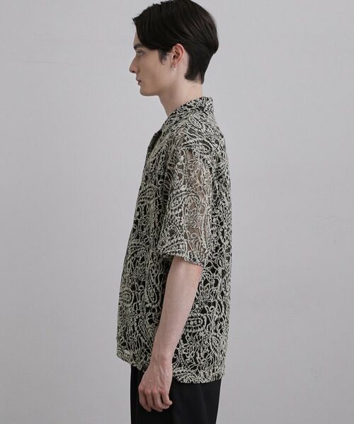 tk.TAKEO KIKUCHI / ティーケー タケオキクチ シャツ・ブラウス | モールレースシャツ | 詳細11