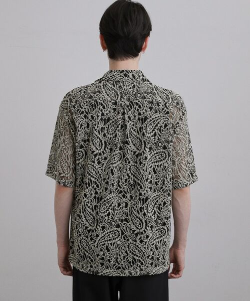 tk.TAKEO KIKUCHI / ティーケー タケオキクチ シャツ・ブラウス | モールレースシャツ | 詳細12