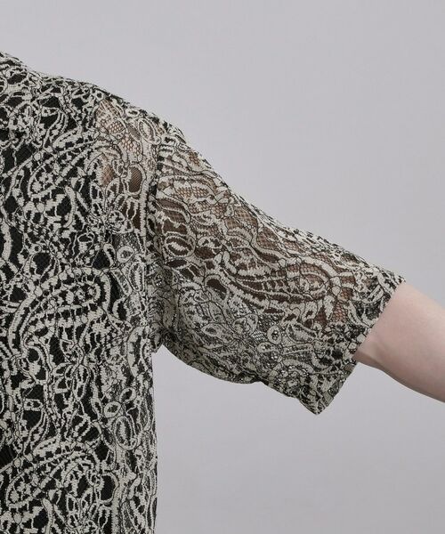 tk.TAKEO KIKUCHI / ティーケー タケオキクチ シャツ・ブラウス | モールレースシャツ | 詳細14