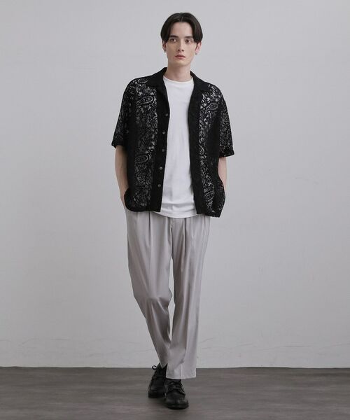 tk.TAKEO KIKUCHI / ティーケー タケオキクチ シャツ・ブラウス | モールレースシャツ | 詳細7