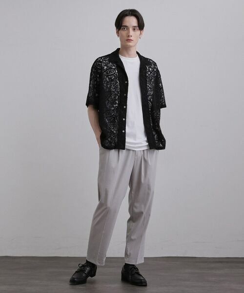 tk.TAKEO KIKUCHI / ティーケー タケオキクチ シャツ・ブラウス | モールレースシャツ | 詳細8