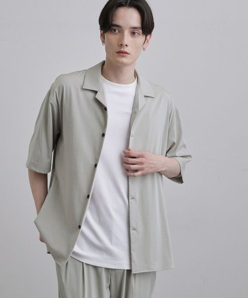 tk.TAKEO KIKUCHI / ティーケー タケオキクチ シャツ・ブラウス | 【接触冷感／UVCUT】COOL PLAY開襟シャツ | 詳細2