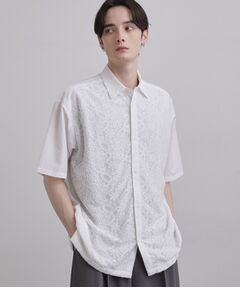 tk.TAKEO KIKUCHI / ティーケー タケオキクチ シャツ・ブラウス | ボタニカルレースシャツ